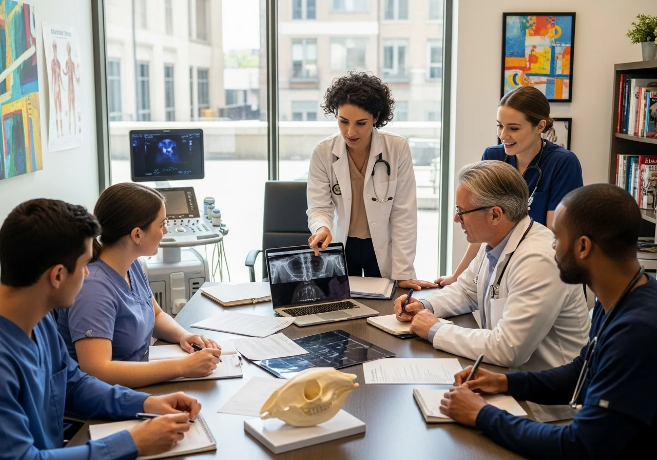 Veterinary treatment planning consultation and support services